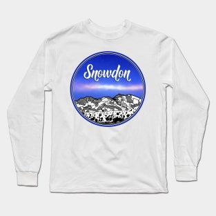 Mount Snowdon Wales Long Sleeve T-Shirt